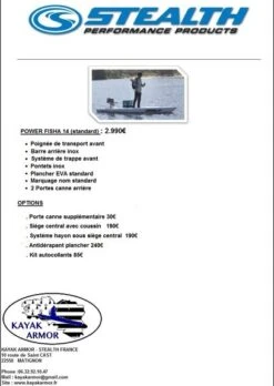 Stealth POWER FISHA 14 -Nautiques Fournitures Magasin pdtimg 3973144b
